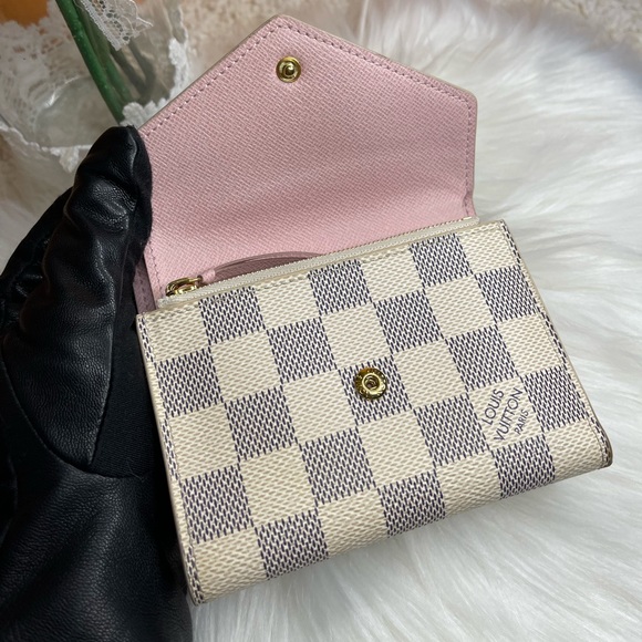 🌸Damier Azur Portefeuille Victorine Trifold Wallet - Picture 6 of 15